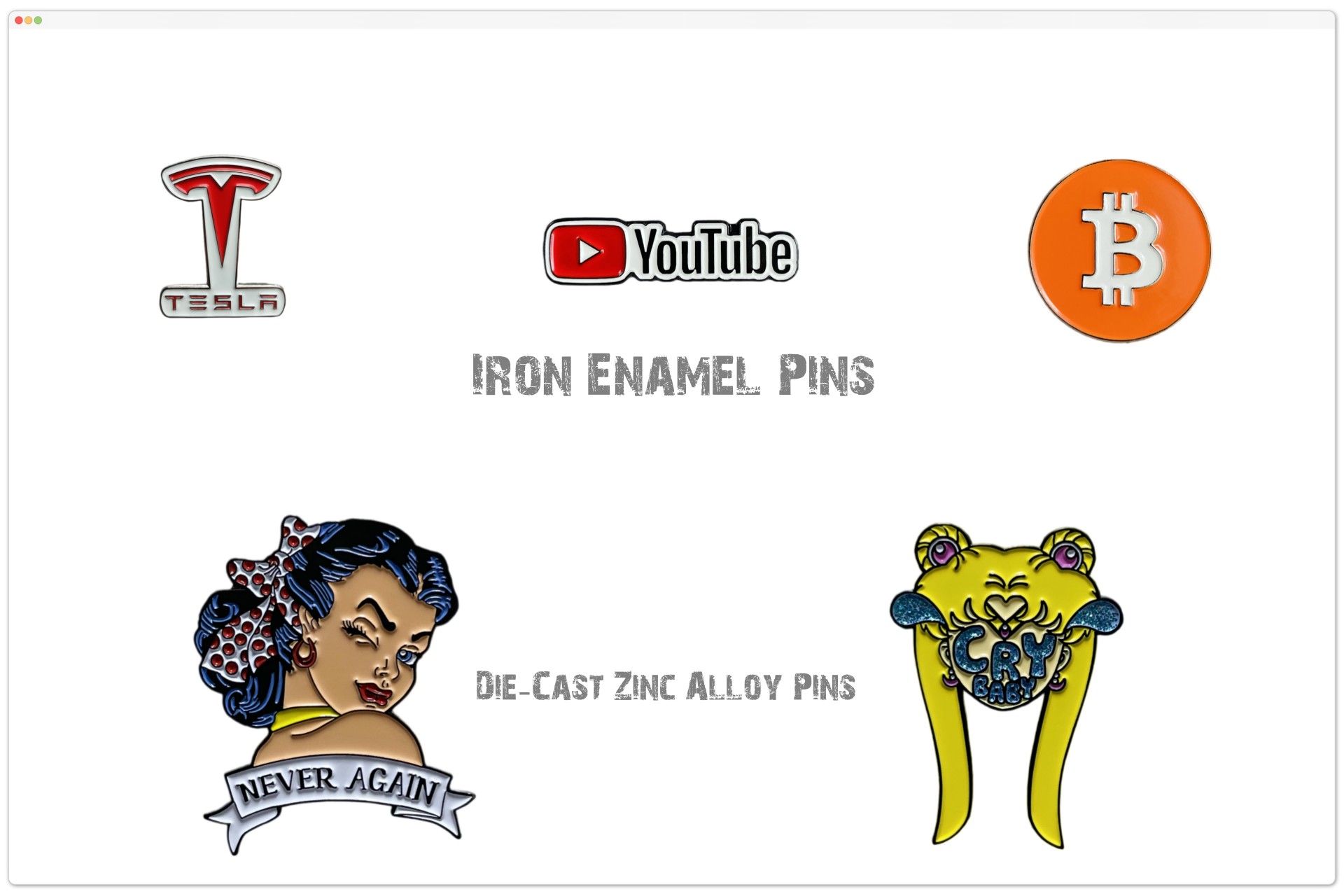 custom-soft-enamel-pins-diecast-zinc-alloy-iron-pins