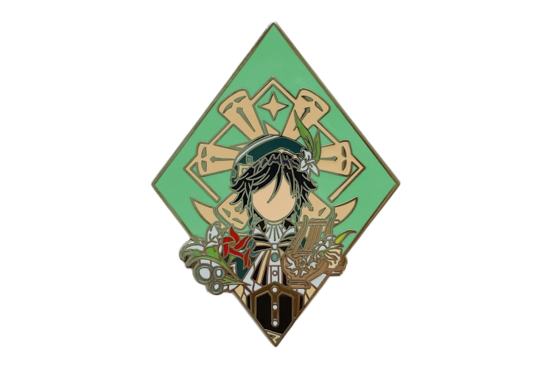 genshin-venti-rhombus-pins