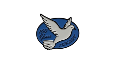 Commemorative White Dove Badge