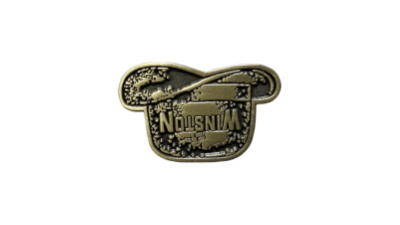 Die Struck Antique Bronze Pin