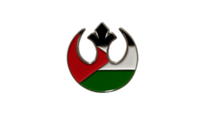Zinc Alloy Palestine Flag Pin