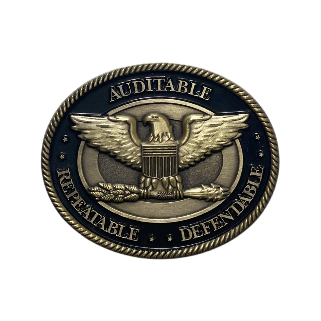 Custom Auditable Repeatable Defendable Eagle Die Struck Challenge Coin