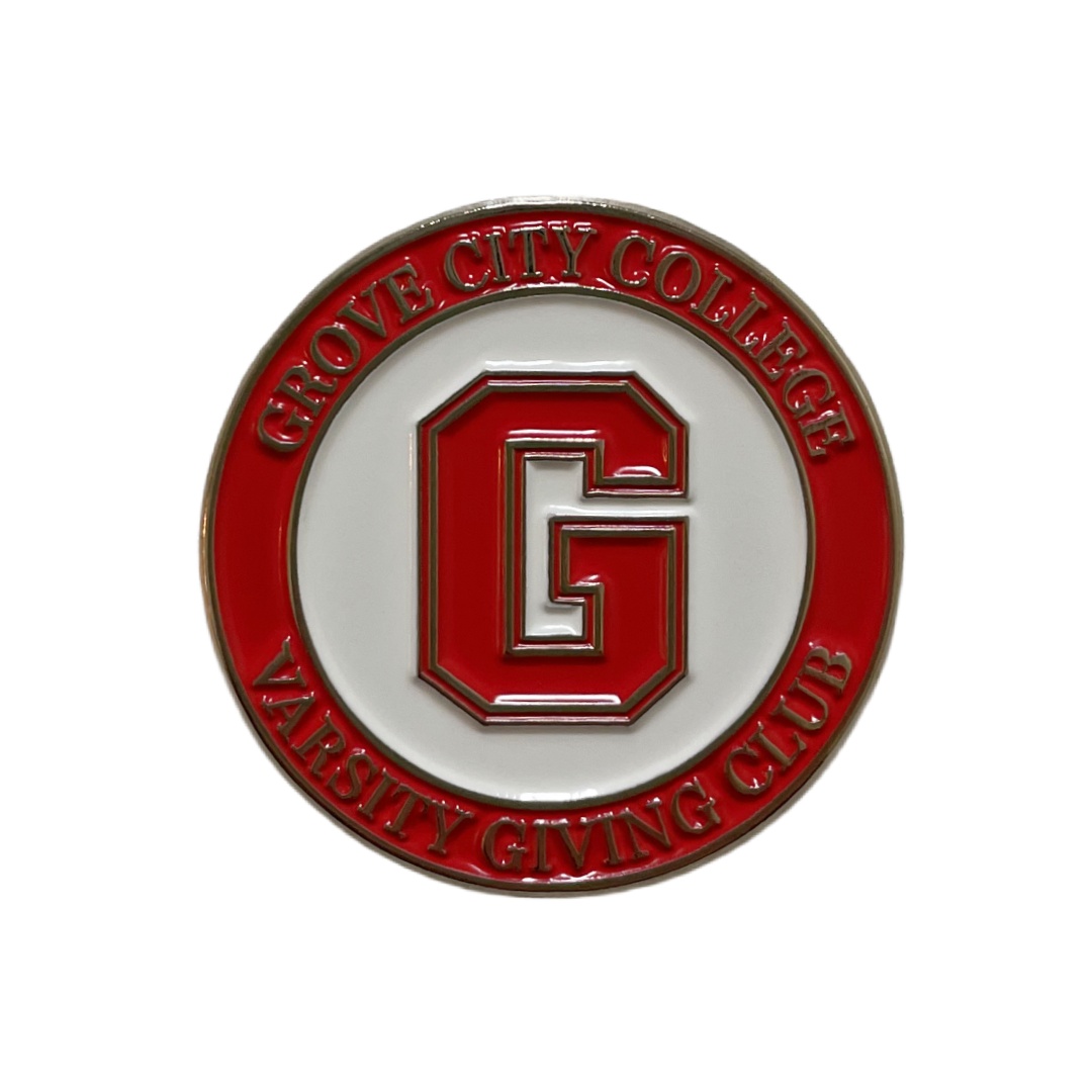 Custom Grove City College Varsity Giving Club Corporate Soft Enamel Badges