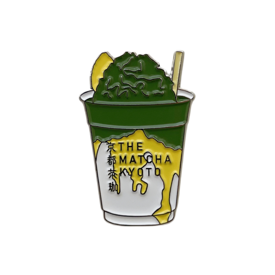 Custom The Matcha Kyoto Mango Matcha Float Corporate Soft Enamel Badges