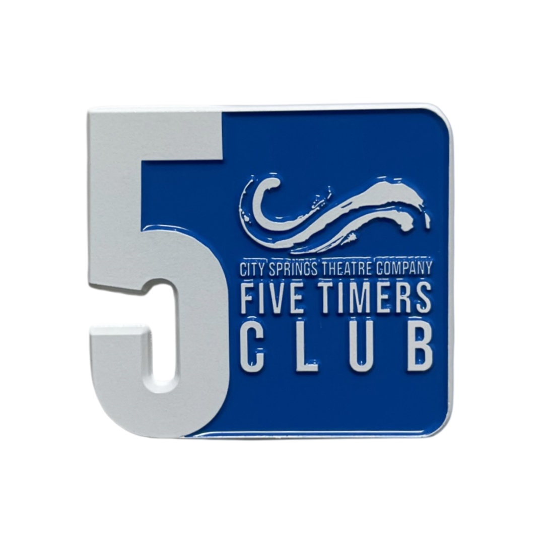 Custom Five Timers Club Theatre Graphic Dyed Metal Pins