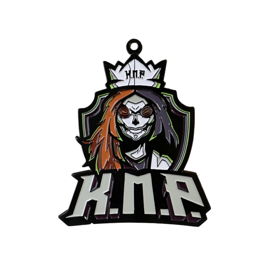 Custom HNR Skull Crown Cartoon Character Dyed Metal Pins