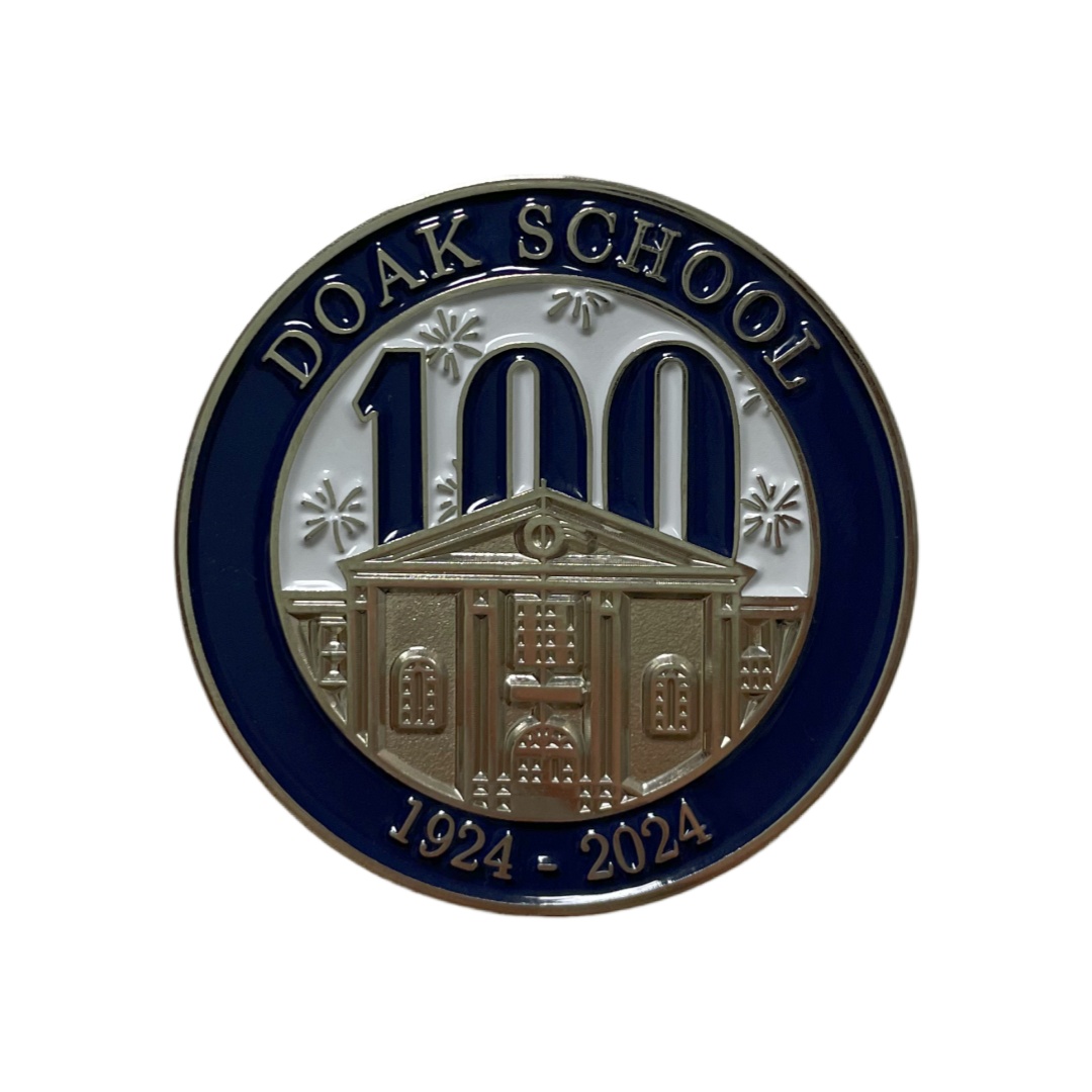 Custom Doak School 1924-2024 Centennial Building Soft Enamel Pins