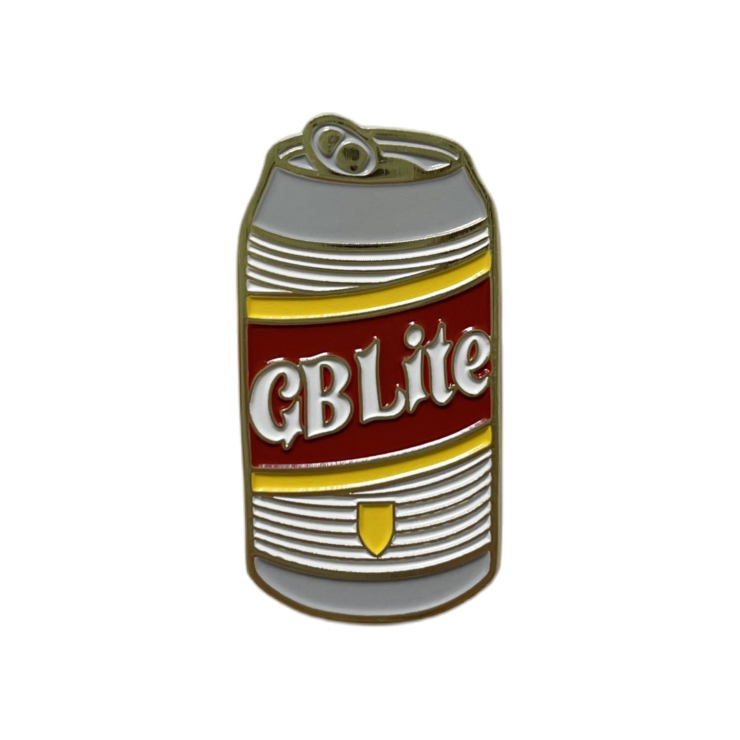 Custom GB Lite Beverage Can Shaped Soft Enamel Pins
