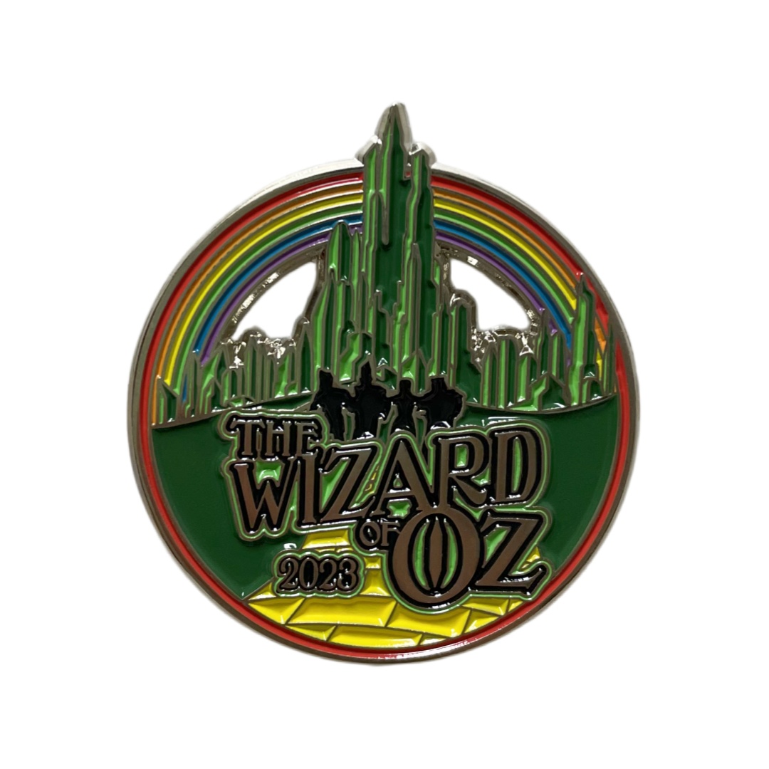 Custom The Wizard Of Oz 2023 Rainbow Emerald Castle Round Soft Enamel Pins