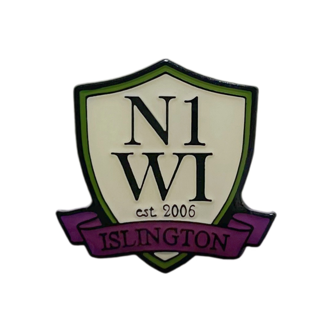 Custom N1WI Islington 2006 Shield Logo Soft Enamel With Epoxy Pins