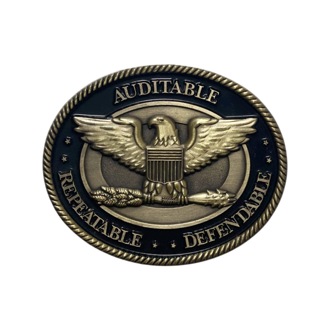 Custom Oval Eagle Auditable Repeatable Defendable Soft Enamel Zinc Alloy Pins