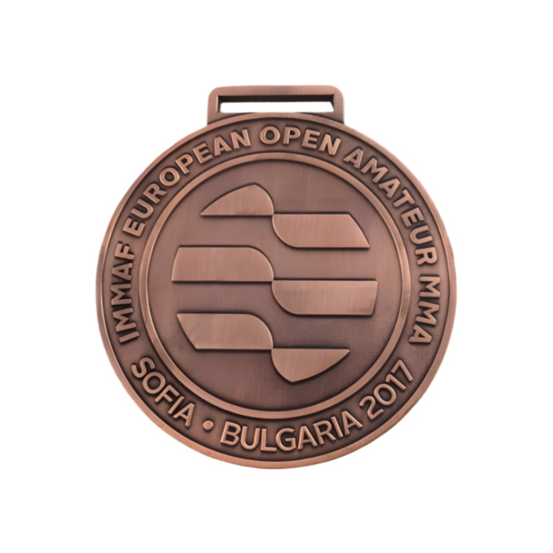 Custom IMMAF European MMA 2017 Sofia Bulgaria Sports Metal Medals