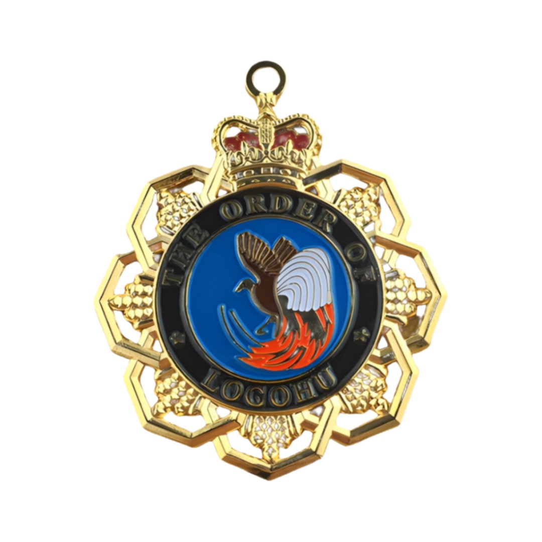Custom Order Of Logohu Phoenix Crown Enamel Honor Metal Meda