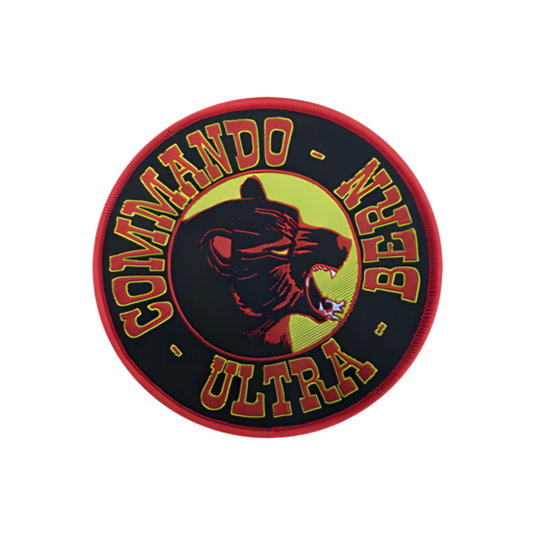 Custom Round Commando Bern Ultra Panther PVC Rubber Patches