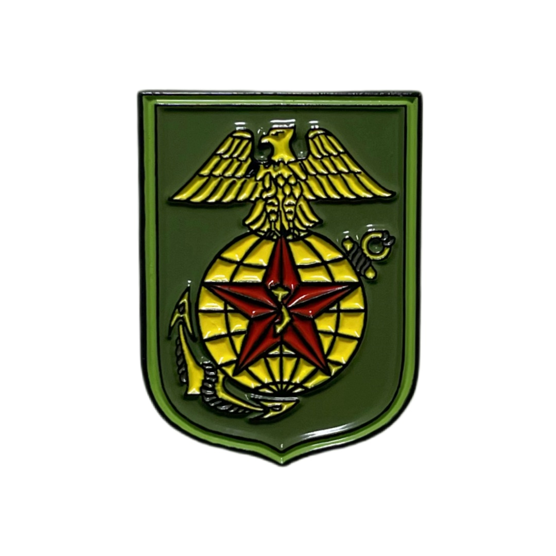 Custom Military Eagle Globe Red Star Shield Hard Enamel Badges
