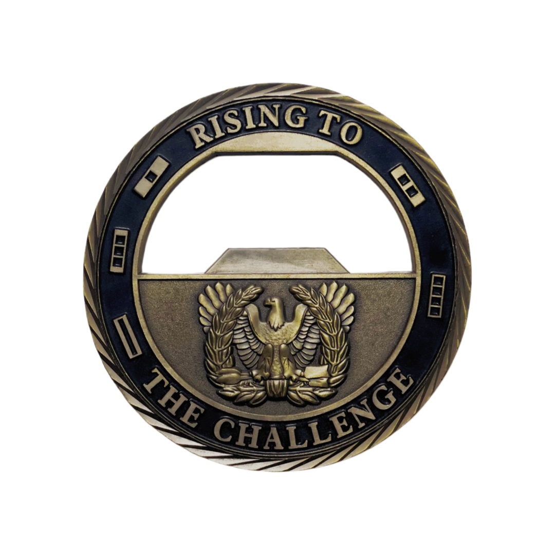 Rising To The Challenge Eagle Bottle Opener Die Struck Coins