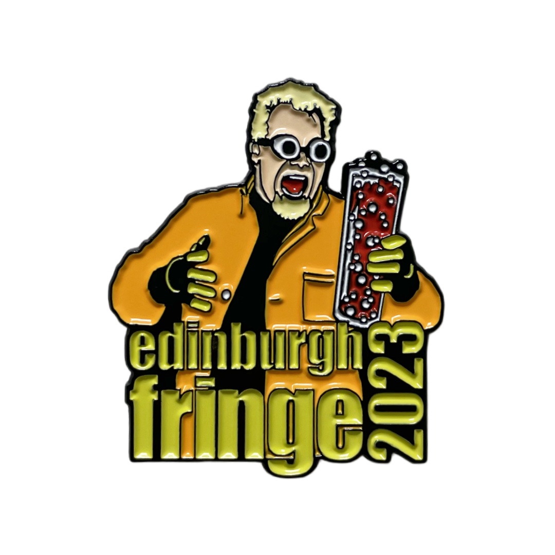 Edinburgh Fringe 2023 Festival Dyed Metal Pins